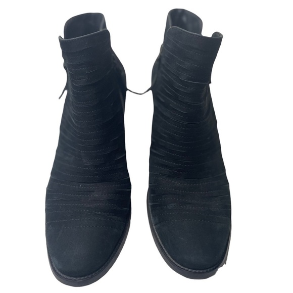 Paul Green Women’s Malibu Sliced Zip Black Leather Ankle Boots - Picture 11 of 11